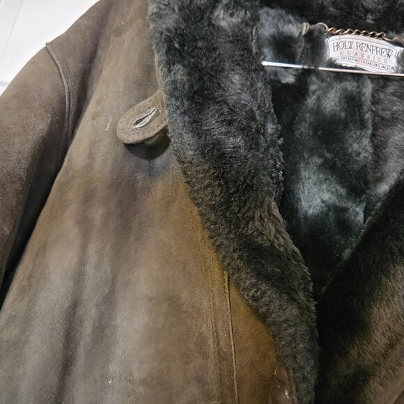 Holt Renfrew Classics Genuine Lambskin Shearling Coat - Made in Canada - S - Picture 6 of 16
